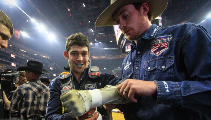 TannerByrne's tweet photo. Dedicating this &amp; all #FBTS rides to the memory of @TyPozzobon See how you can #RideWithTy > https://t.co/uBxGuXy74i  @pbr @Ford #BFTS https://t.co/sw5Xavg8PC