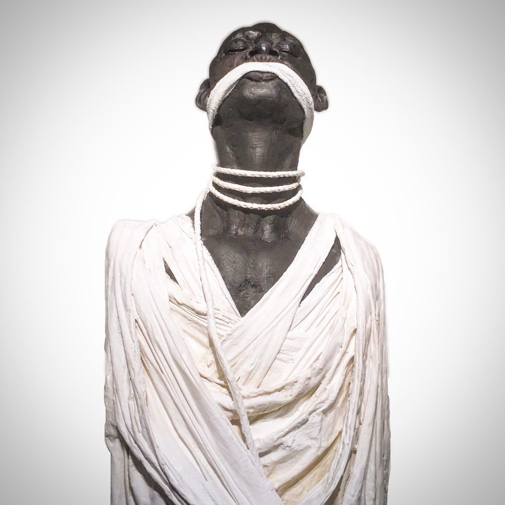 austenbrantley's tweet photo. " Cocoon Wraps of social etiquette " ceramic bust hydrostone linen https://t.co/B6V3QMdCX1