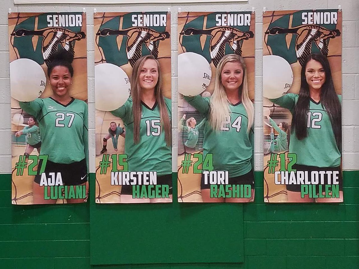 ABlair230's tweet photo. Check out these senior banners! #Seniors2018 #GeeseVolleyball #TooFierce #TheyCominForYou https://t.co/dlhn5kmtZM