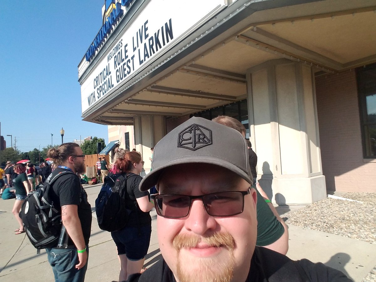 Panoramic_Panda's tweet photo. All ready for the show! #VIP #CriticalRole #LarkinWatch #WheresLarkin https://t.co/71Iz1WzcbP