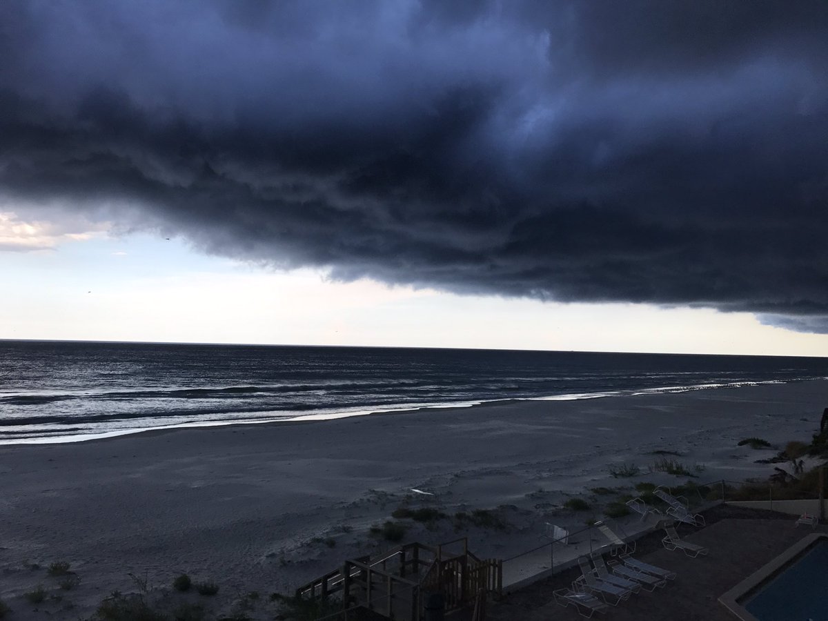 Storm on the horizon @TTerryWFTV #wilburbythesea #floridashowers#nofilter