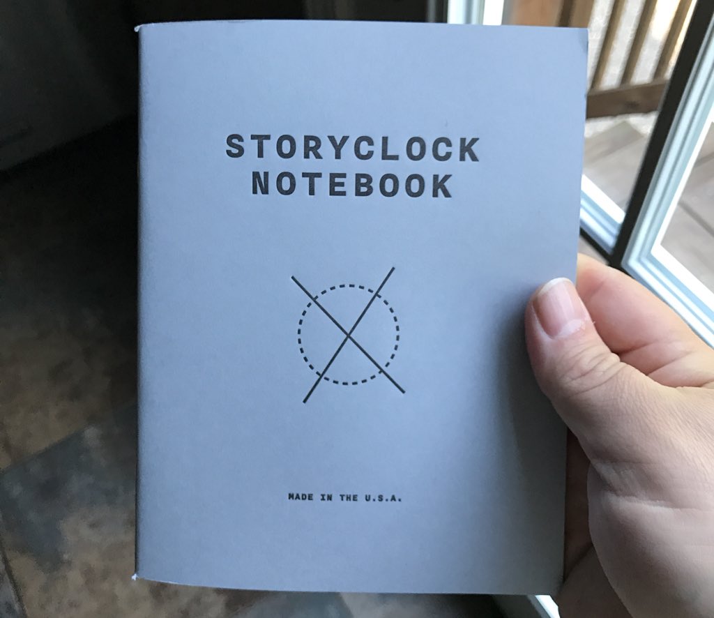 BStarrCinema's tweet photo. Super pumped to utilize this incredible filmmaking tool!! Looks super fresh #StoryclockNotebook https://t.co/lqKgwET9Cg