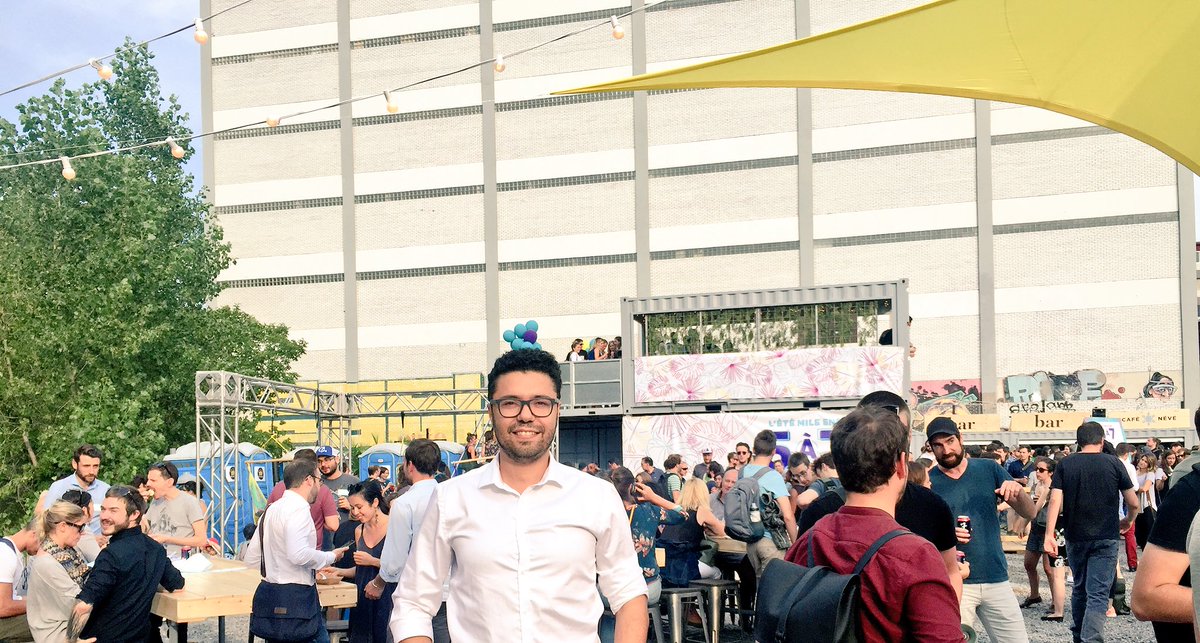 At the <a href="/Ubisoft/">Ubisoft</a> 5@7 with the office.