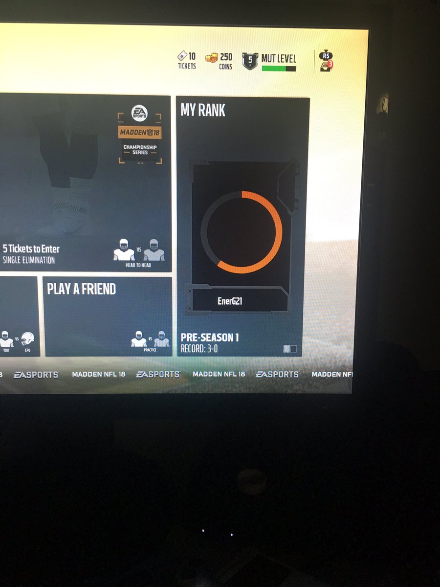 21EnerG's tweet photo. Time to retire. I can't lose. #promaddenplayer https://t.co/48u40zHUZv