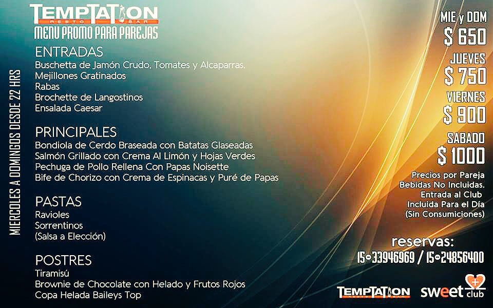 restoTempTaTion's tweet photo. ✨ Comenza a disfrutar del finde largo en el mejor lugar ✨
Los esperamos!! https://t.co/pHugGIREps