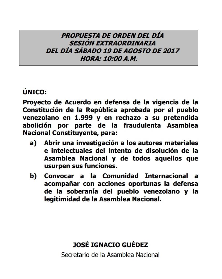 ReporteYa's tweet photo. #18Ago #AgendaAN | 19/08 | 10:00 am | Sesión Extraordinaria. Propuesta de Orden del Día ⬇ https://t.co/R1f123EV19 - @AsambleaVE