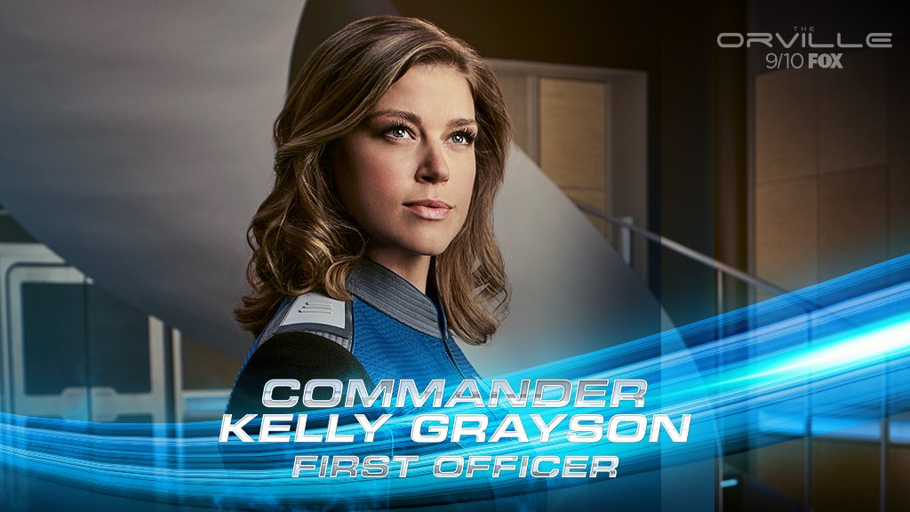 The Orville On Twitter Adriannepalicki Plays Commander Kelly Grayson First Officer Of The U