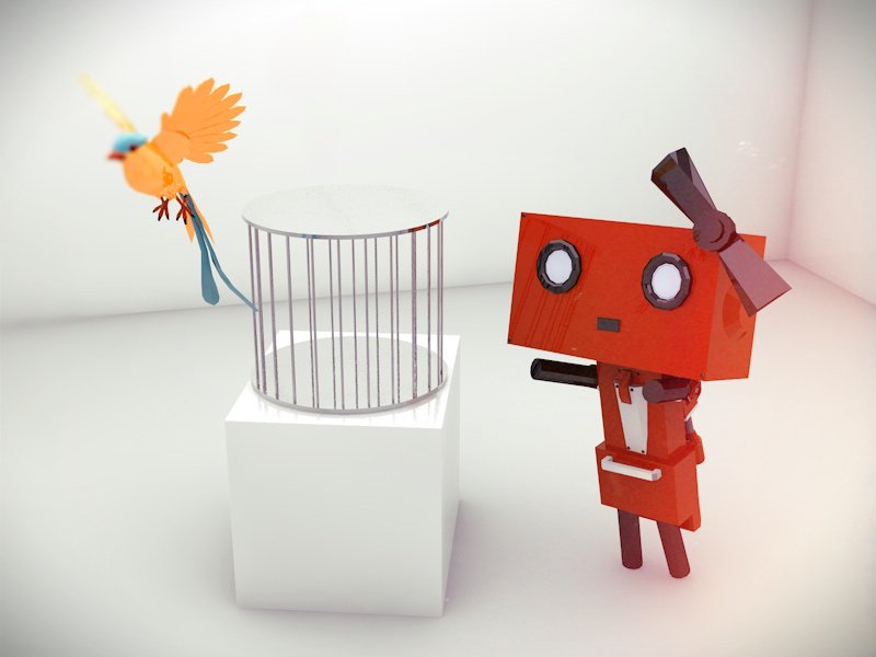 ValerianDenis's tweet photo. Robot #MadeWithBlocks in #VR and imported to #C4D! I'm impressed by how easy it is! #BotsWithBlocks @JarlanPerez https://t.co/xn1JDjWs47