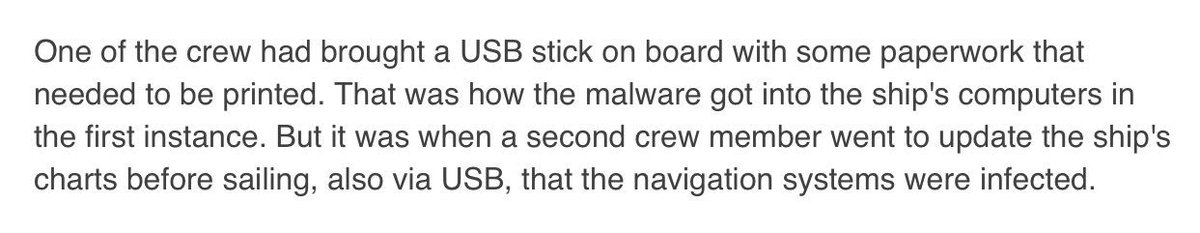 troyhunt's tweet image. Very interesting stuff: "How hackers are targeting the shipping industry": bbc.com/news/technolog…