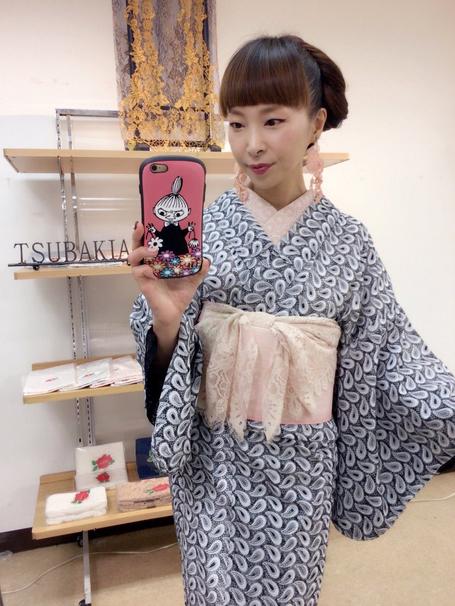 兵児帯 レース スカラップ付き 椿庵 ツバキアン tsubakian モリタマミ