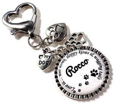 auntshellys's tweet image. #PurseCharm #KeyChain #LeashCharm for #PetParents &amp;amp; their cute #Dogs Love is wet noses,sloppy kisses &amp;amp; wagging tails auntshelly.com/dogkc.html
