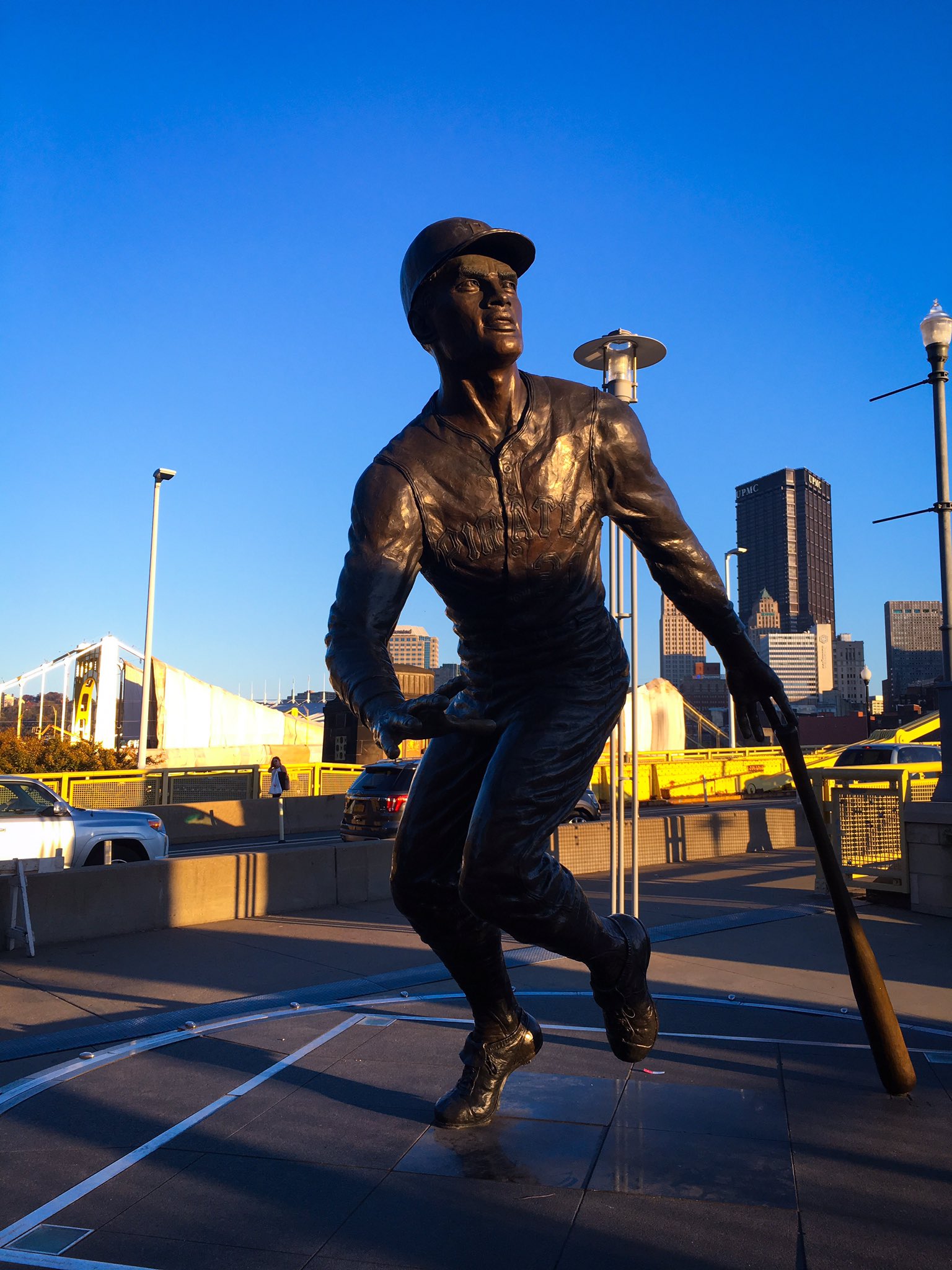 Happy Birthday Roberto Clemente. Humanitarian. This statue is 