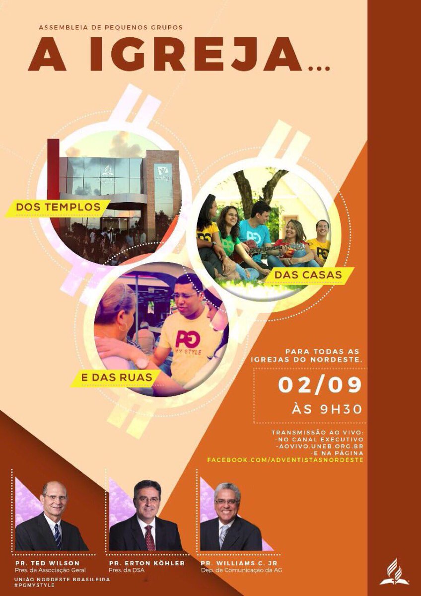 Poucos dias para um grande momento em comunidade. Acompanhe em sua igreja.