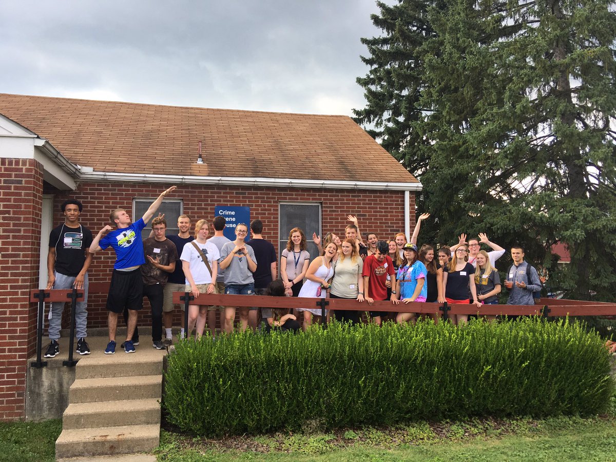 Check out the inaugural group of Forensic Science LLC students! So excited to kick off the school year with these people! <a href="/wvufisllc/">WVU FIS LLC</a>