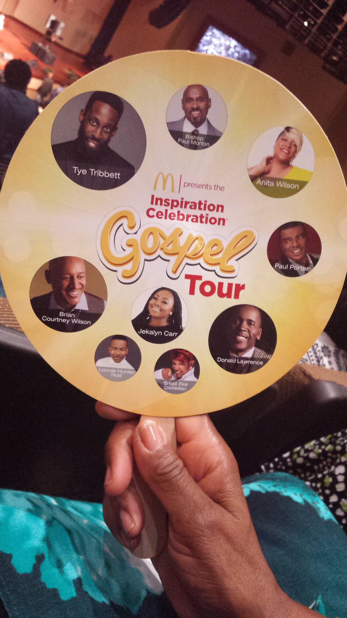 McDonald's Inspiration Celebration Gospel Tour / Twitter