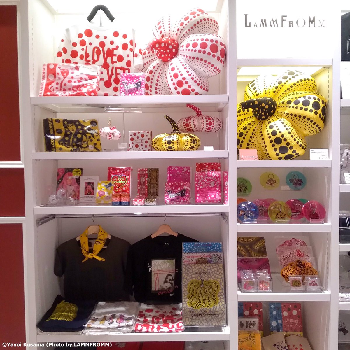 ラムフロム銀座店】先週から草間彌生美術館オープン(10月1日予定)の