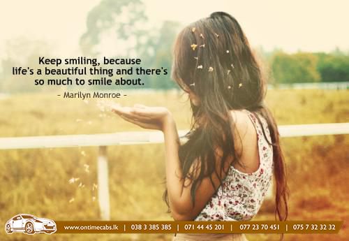 OntimeCabsLK's tweet photo. Good Morning Fans :) 
#OntimeMorningQuote #OntimeCabsAndTours https://t.co/cqK1xXNJd9