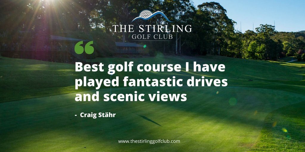 The course is located in some of the most pristine natural bushland in the #AdelaideHills #adelaide #Southaustralia thestirlinggolfclub.com