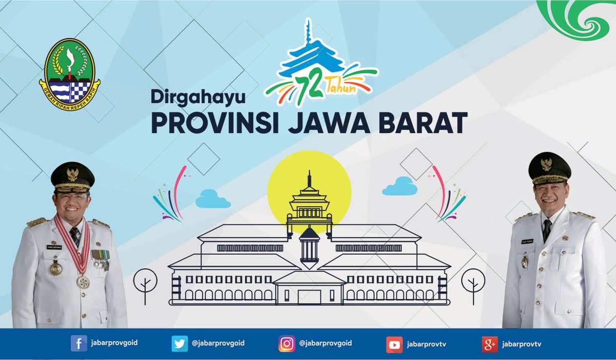 Dirgahayu Provinsi Jawa Barat, 19 Agustus 2017
Jabarkahiji!