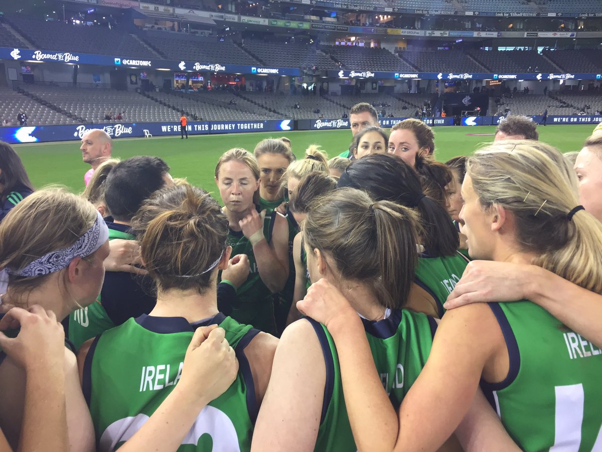 CAN"Need people behind the contest to get the ball. Let's get hungry for it"

IRE"Gotta win everything in the first 5 minutes. Need to lift"