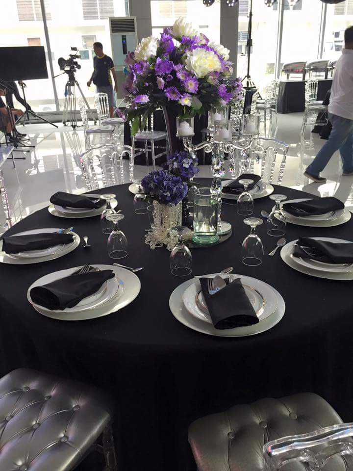 #ATM Preparation for another celebrity event #partysetup #CateredandStyledbyAgots #tablestyling