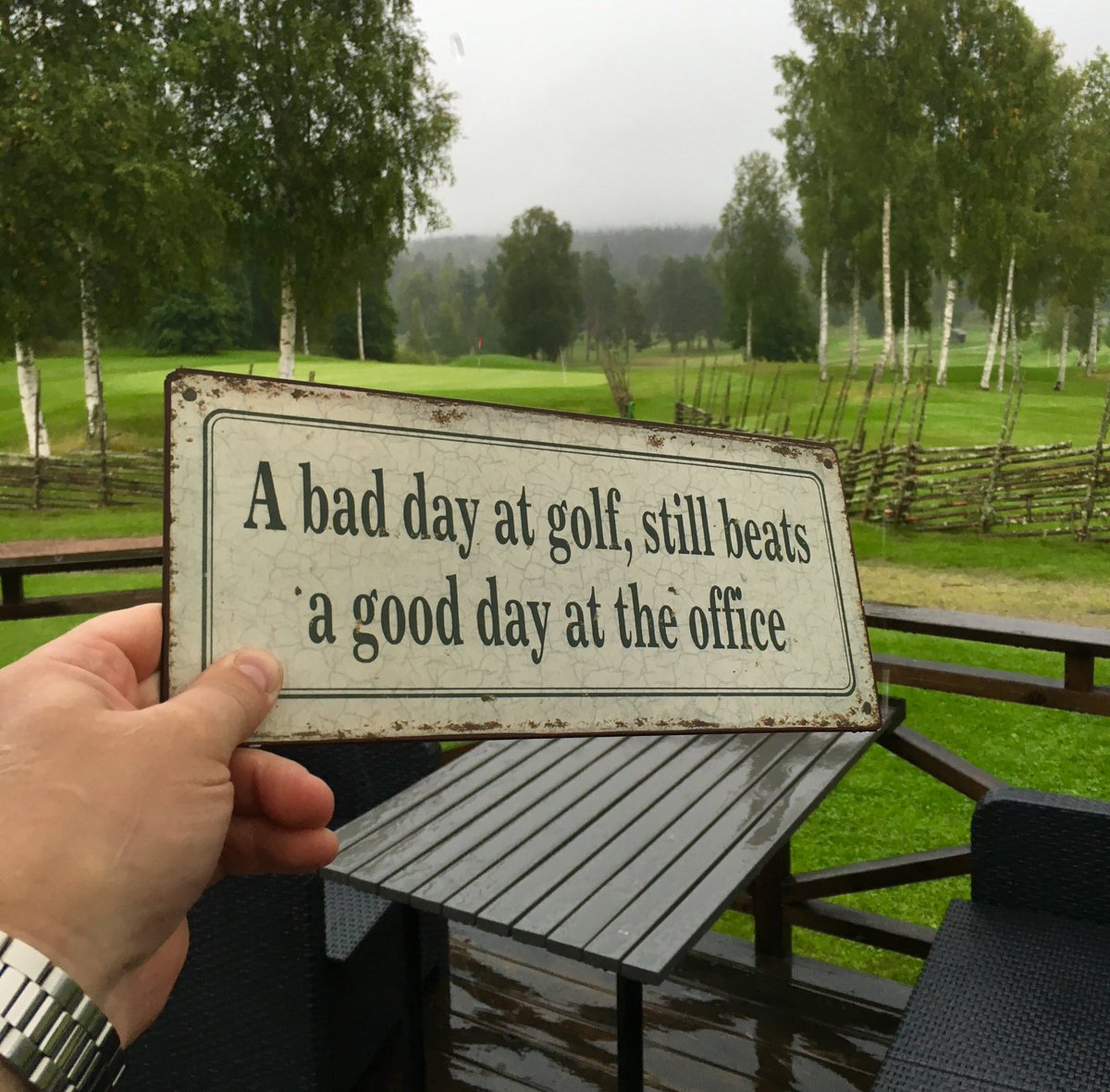 Enjoying the game of #golf #gagnefgolfbana #gagnef