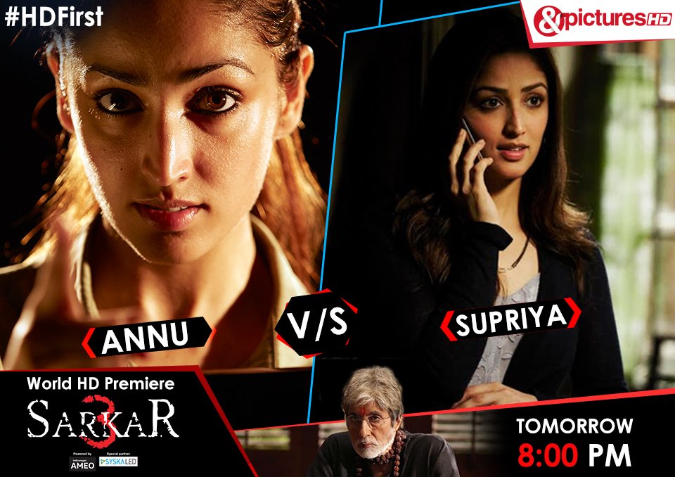 AndPicturesIN's tweet photo. Which role of @yamigautam did you like more? #Sarkar3OnANDPicturesHD #HDFirst https://t.co/wuICfSrbtO