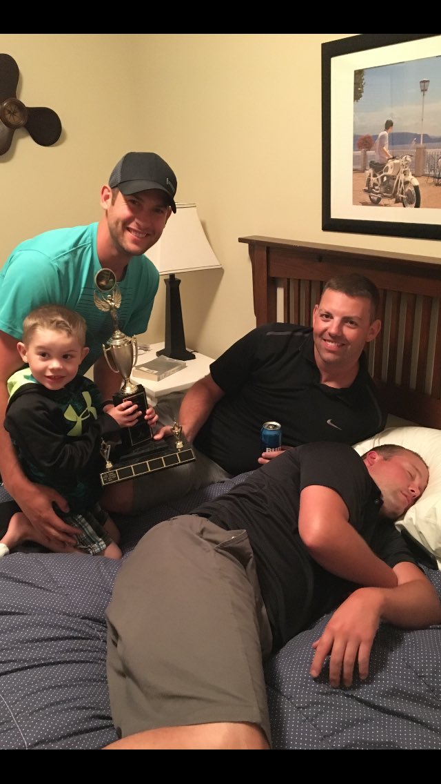 It's not official until there's a trophy presented! <a href="/BoonerShooter/">Zimm</a> <a href="/steilt17/">Trent Steil</a> <a href="/steil05/">Steil</a> <a href="/czim11/">Cal Zimmer</a>
