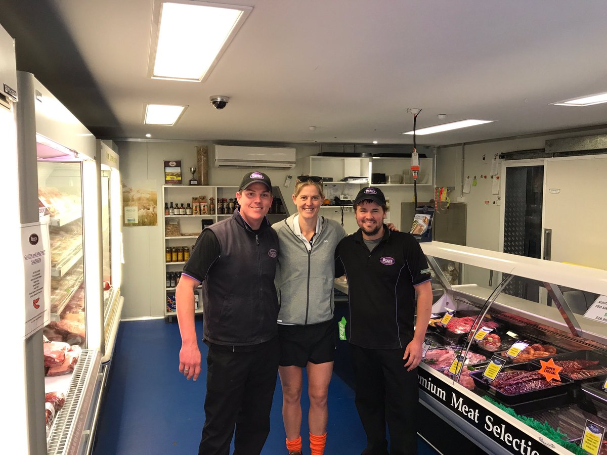 Doctor_650's tweet image. So proud to be sponsoring Rachel Lynch, #hockyroos goal keeper. Glad to see u stocking up on Butterfield Rach @Ryans_Q_Meats #enjoy