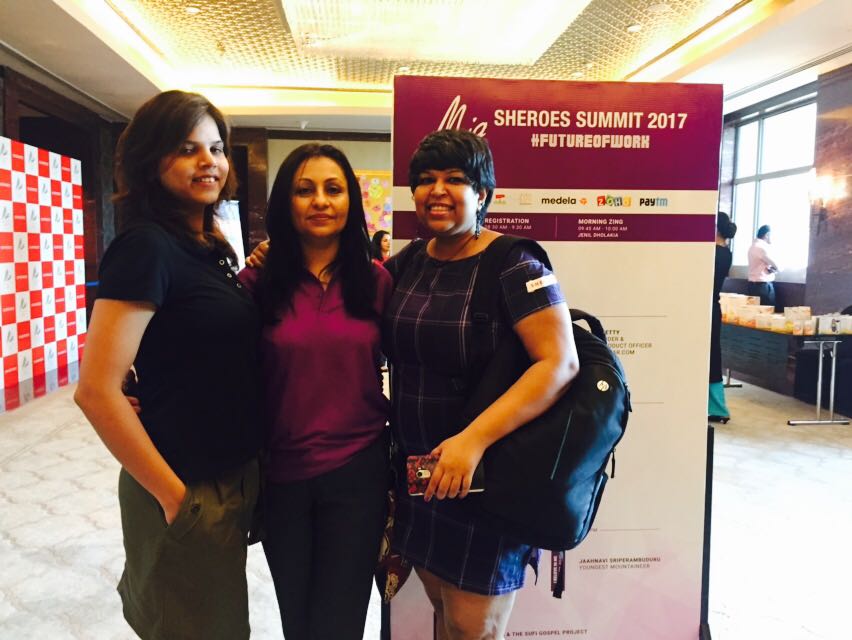 MerrilD's tweet image. It's an exhilarating feeling to be at an Mia #SHEROESSummit, which celebrates the #CircleOfSupport of the @SHEROESIndia growth network!