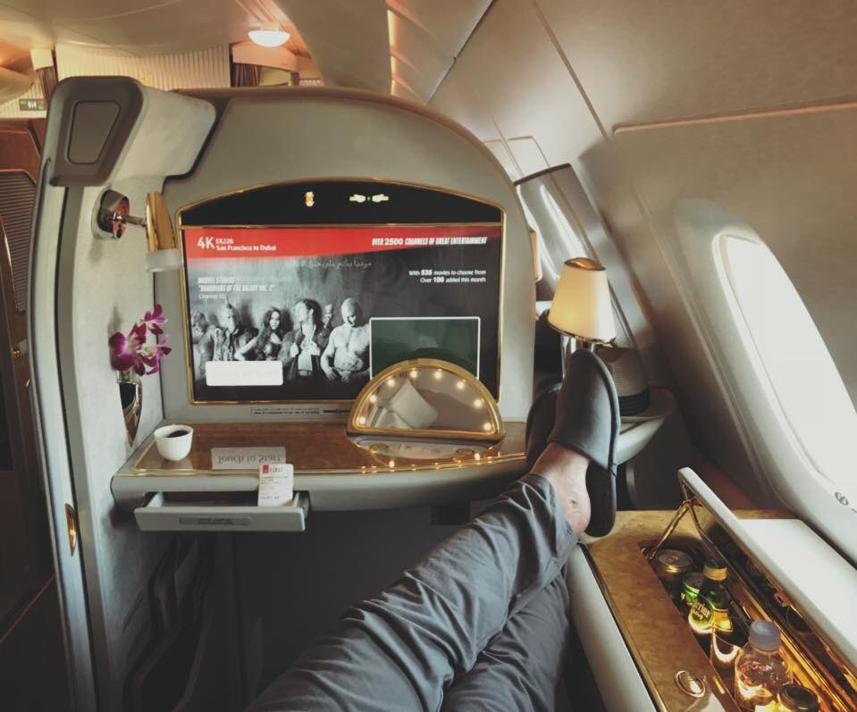 onlyinUAE's tweet photo. Enroute Dubai !                                      Good bye San Francisco         @Emirates #FirstClass #4K https://t.co/z1gk7vCJQJ