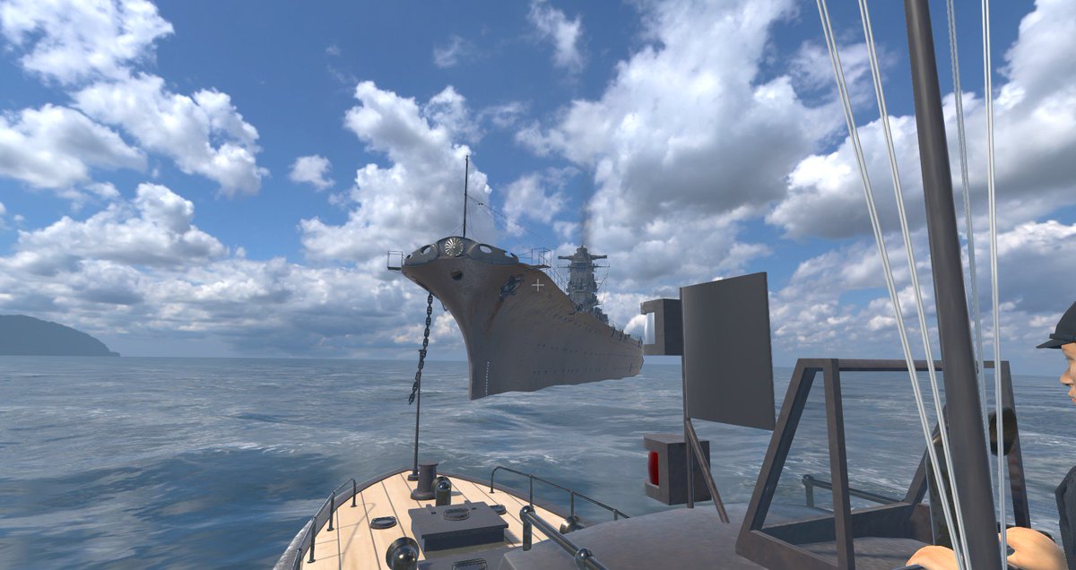 Wakiyaku08 戦艦大和vr 冒頭だけプレイ vrがなくても 2d fpsでプレイ出来るのがうれしい 大和の大きさにただただ圧倒されるばかり 自衛隊の艦艇一般公開と同じで 決められたルートを巡りながら 大和を堪能できる vrでやればもっと