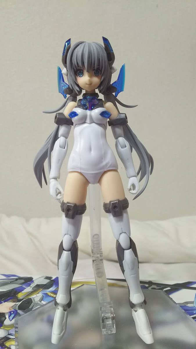 트위터의 キム ガチャは悪い文明 戒め 님 フレームアームズ ガール Faガール アーテルの髪パーツに軽く捨てサフ吹きました まだ後姿とか入手してないけどボチボチ胴体の改造も始めるか
