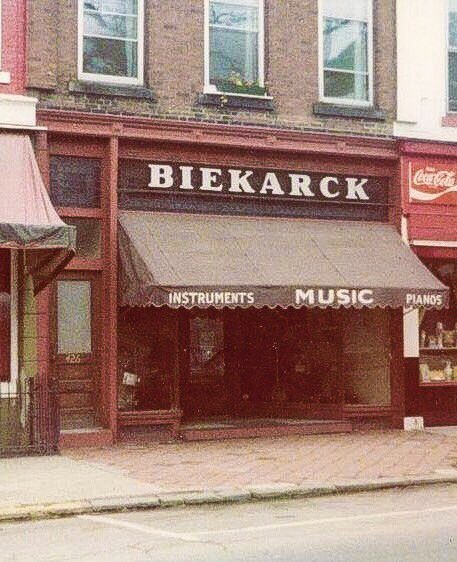 The music store in Warren PA where Jim and Reese bought their 45's as kids