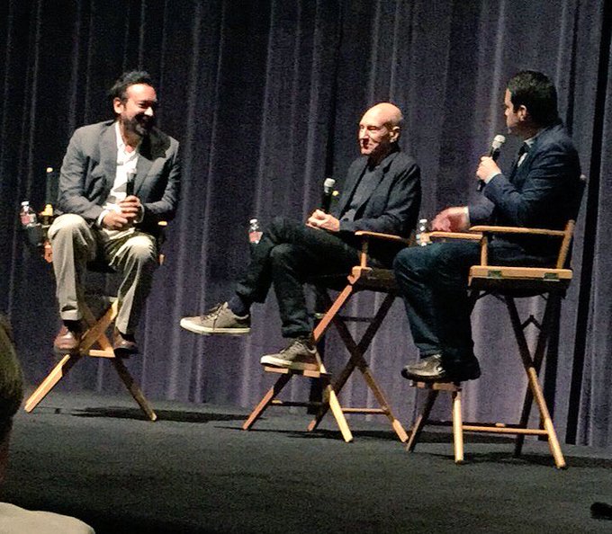 Finally saw #Logan, all the teenage boys in my row were crying aw 🖤 + amazing Q &amp; A with @SirPatStew<a href="/tag/logan"class="tags">#Logan</a><a href="/tag/jamesmangold"class="tags"><span>#jamesmangold</span></a><a href="/tag/intheroomwithgreatness"class="tags"><span>#intheroomwithgreatness</span></a>