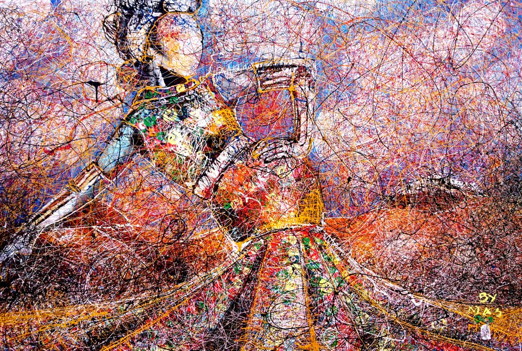 laejhb1's tweet photo. This #beautiful new work by #McCloudsimango needs to be experienced up close to fully appreciate the colour texture & movement #LAEHQ https://t.co/WN8QYWHOPM