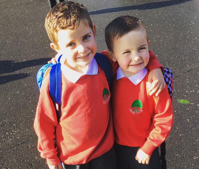 SCBP_Perth's tweet photo. Cuteness overload #SmallCityGallery with new primary ones getting ready to start their first day at big school! https://t.co/rtpx5qHeWT https://t.co/2QML9ahH0p