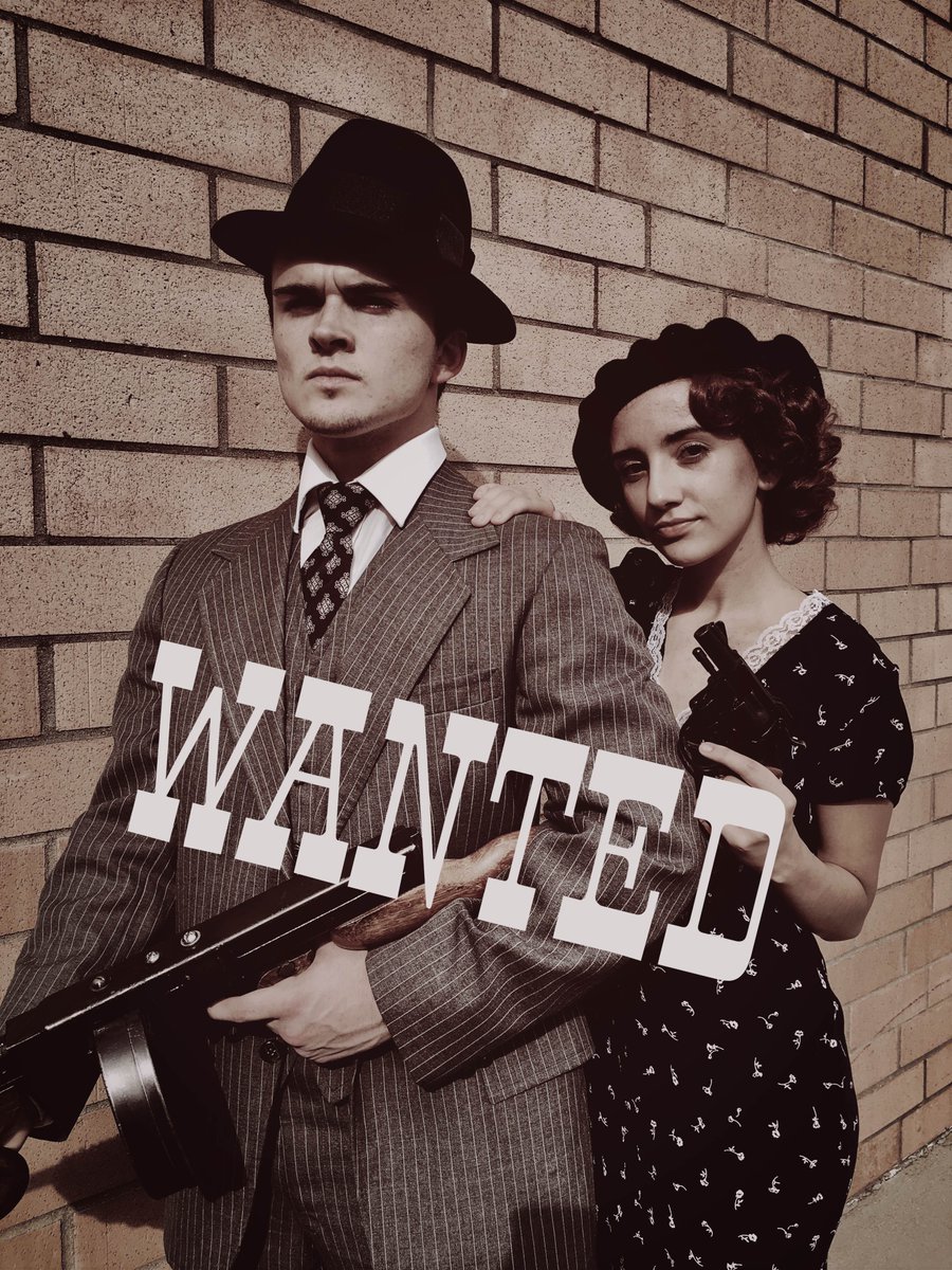 Notorious duo sighted in so. Indiana! Catch the musical #bonnieandclyde at Floyd Central, opening Friday! Tickets: floydcentraltheatre.org