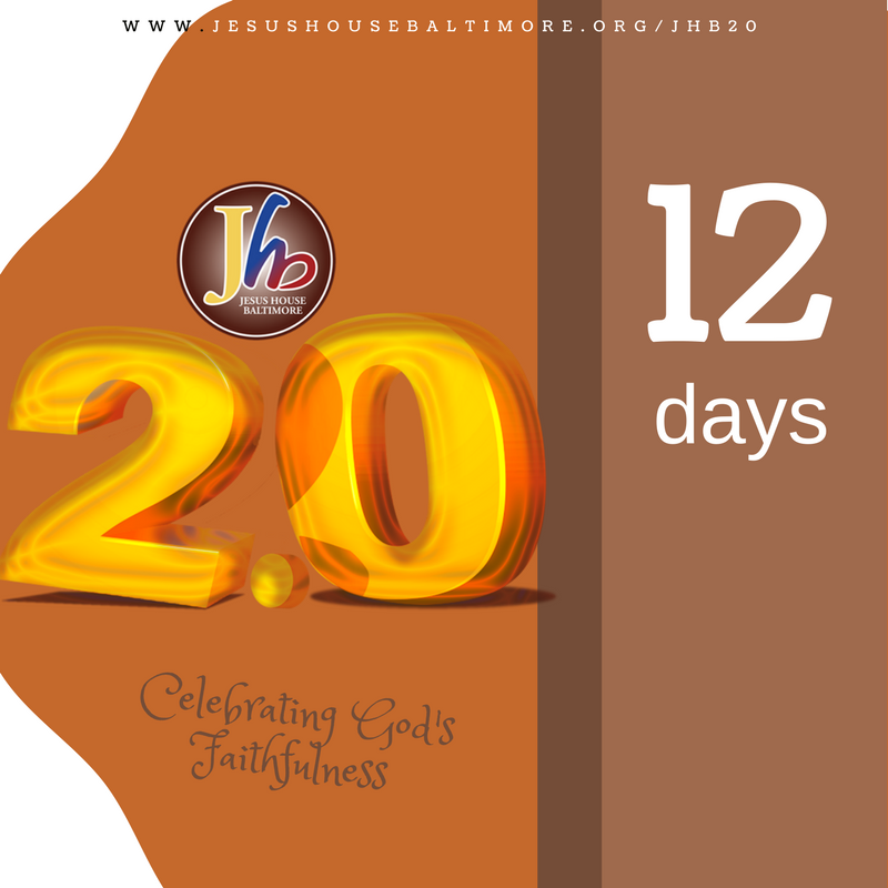JesusHouseBalt's tweet photo. UNCHANGEABLE GOD!
12days to #celebration #JHB2.0 #Sept 2-Oct 2 #2017 #HeHasntChanged #SameGod20Years #Baltimore #Virginia #WashingtonDC #DMV https://t.co/50o8JkFTdm