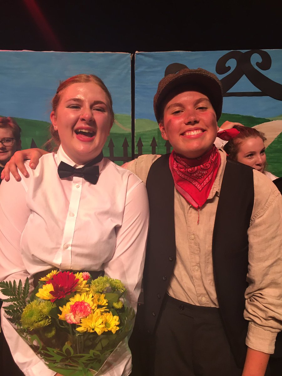 Thanks <a href="/LivingArtsCtr/">Living Arts Centre</a>  BravoBroadway's Laura&amp;Andrew for helping my kid to grow as a performer AND volunteer #HappyCamper #FutureLeaders