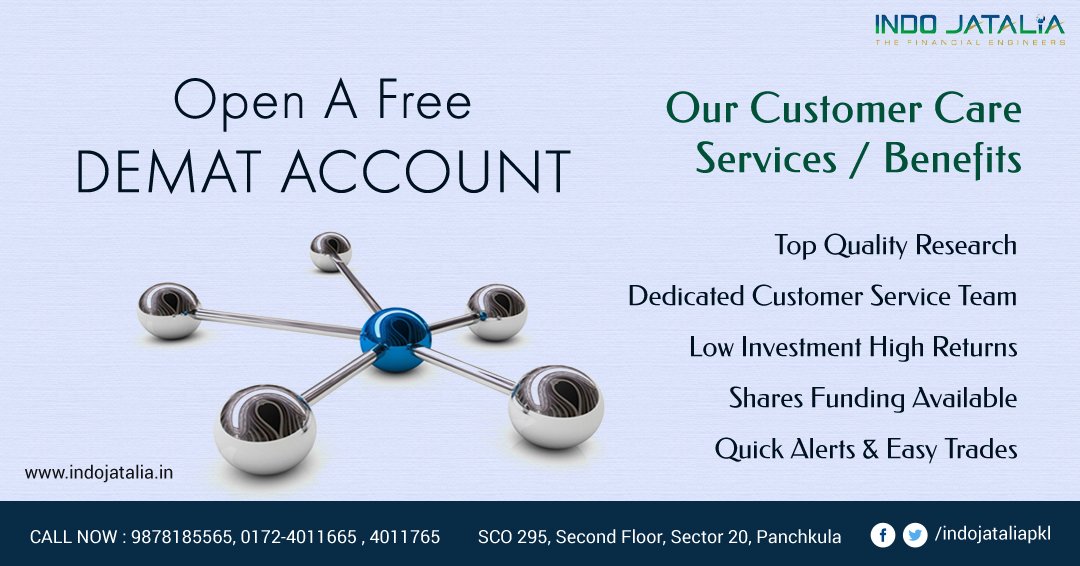 indojataliapkl's tweet image. Open a Free Demat Account with Indojatalia
#Bestcustomerservices #topqualityresearch #highreturns 
Call 9878185565