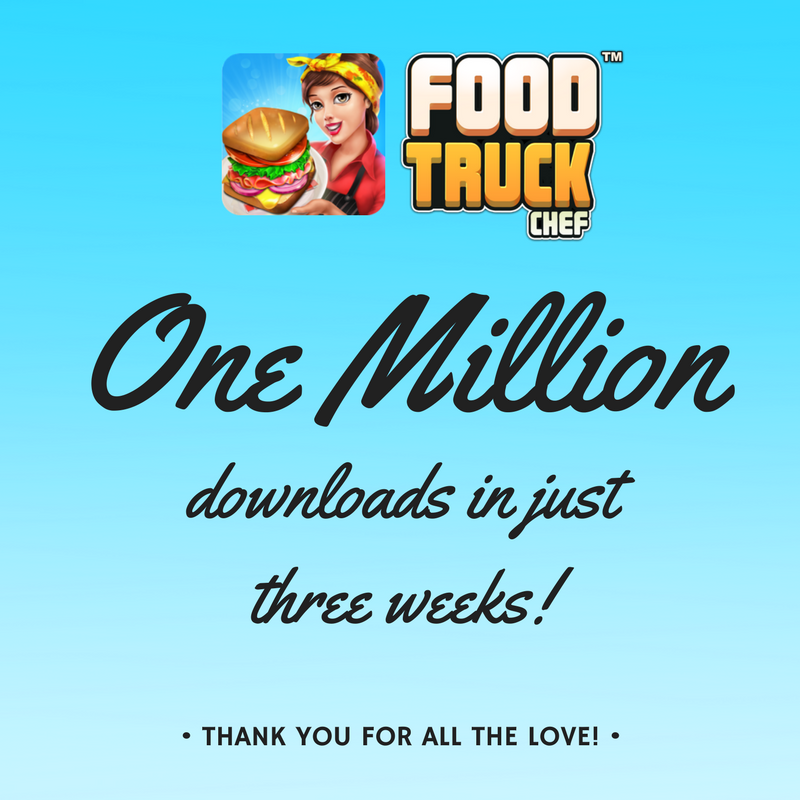 myfoodtruckchef's tweet photo. Hi Chefs! Thanks a million for all the love!
#AppStore #GooglePlay #AppleFeatured #GoogleFeatured #FoodTruckChef #MadeWithUnity #MobileGames https://t.co/DijFQ4MlFF