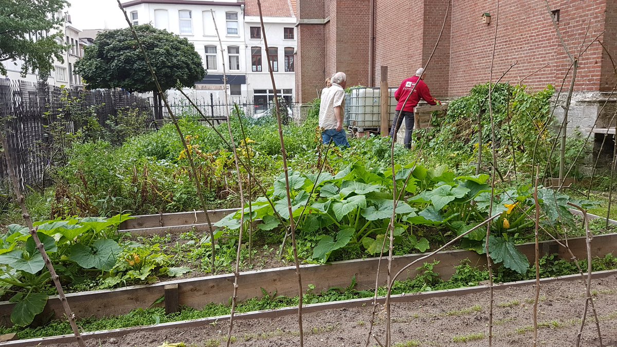 CommonsLabA's tweet photo. Er wordt hard gewerkt in en aan Antwerpen-Noord vandaag! #samentuin #Seefhoek #commoncity #cocity https://t.co/q7AhgeBpVj