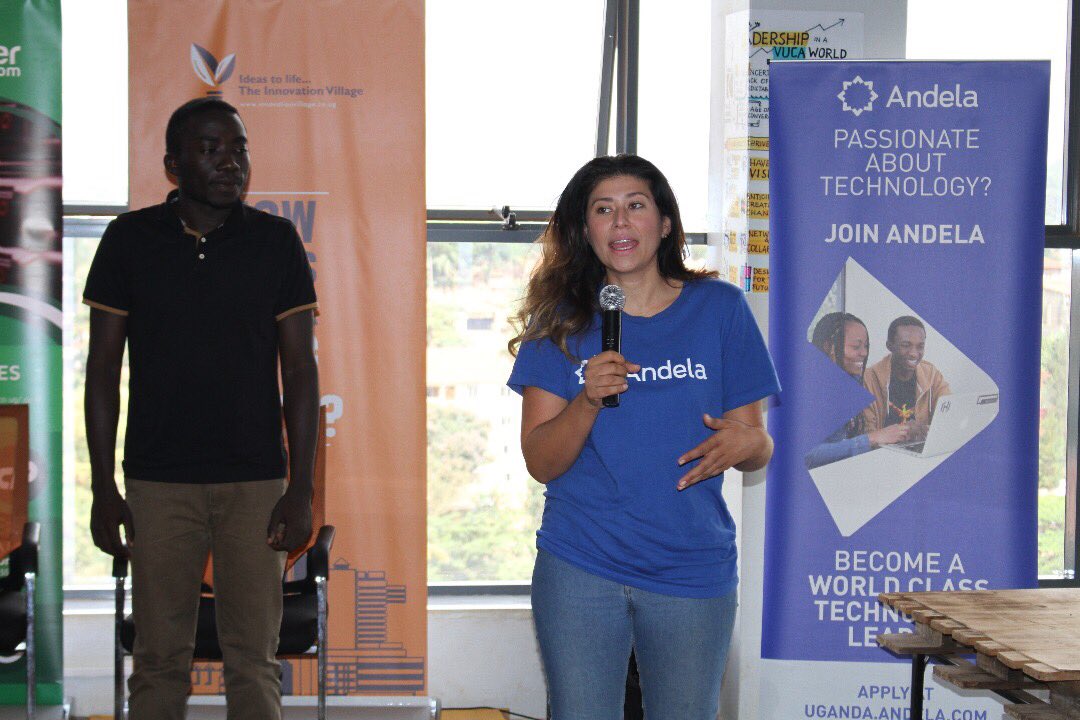 codebeast's tweet photo. @Andela at #forloopKampala #forLoopKLA. Opportunities are not evenly distributed and they are here to help 🔥🔥🔥🔥 https://t.co/ojTDwcGf0G