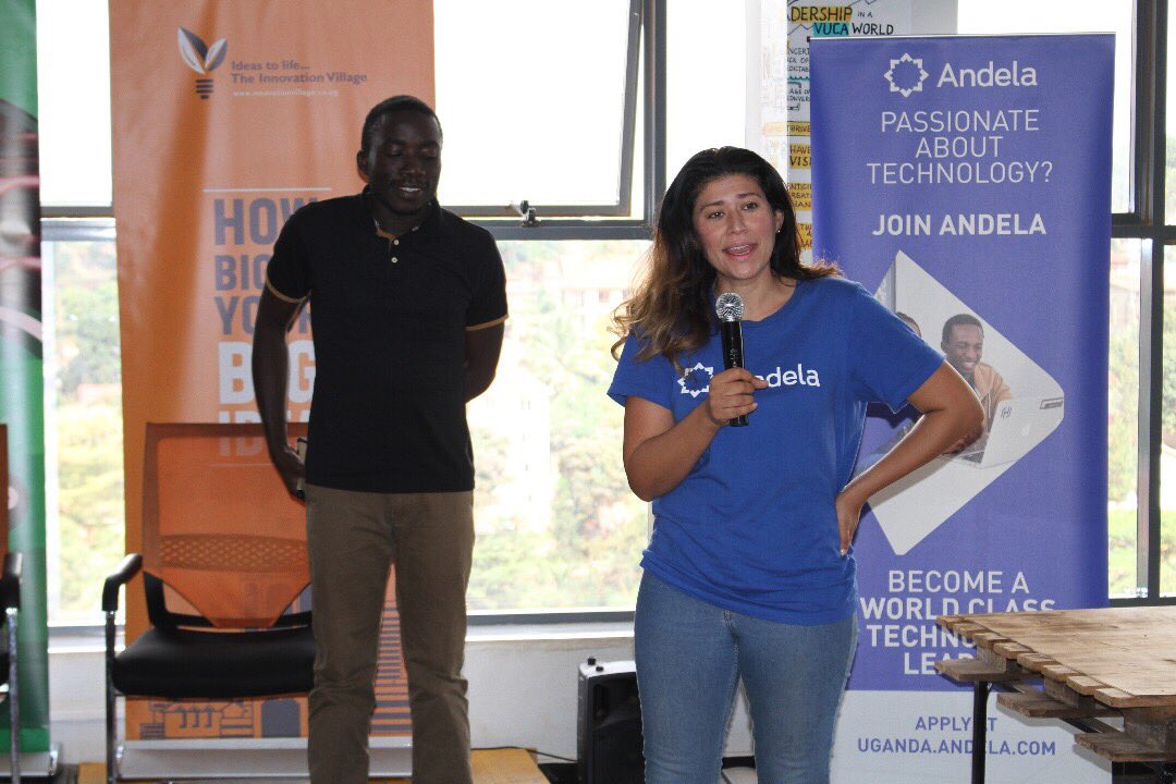 codebeast's tweet photo. @Andela at #forloopKampala #forLoopKLA. Opportunities are not evenly distributed and they are here to help 🔥🔥🔥🔥 https://t.co/ojTDwcGf0G