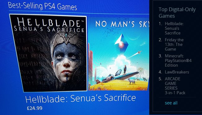 PS4 Hellblade: Senua's Sacrifice (US)