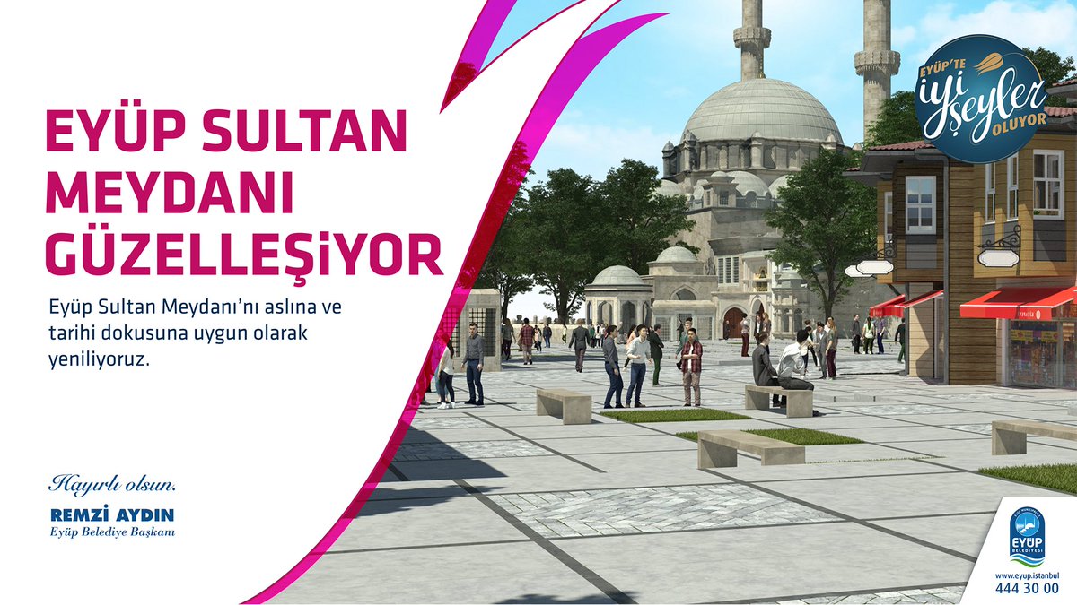 eyupbelediyesi's tweet photo. Eyüp Sultan Meydanı’nı aslına ve tarihi dokusuna uygun olarak yeniliyoruz. #EyüpteİyişeylerOluyor https://t.co/cY91zsPFYw
