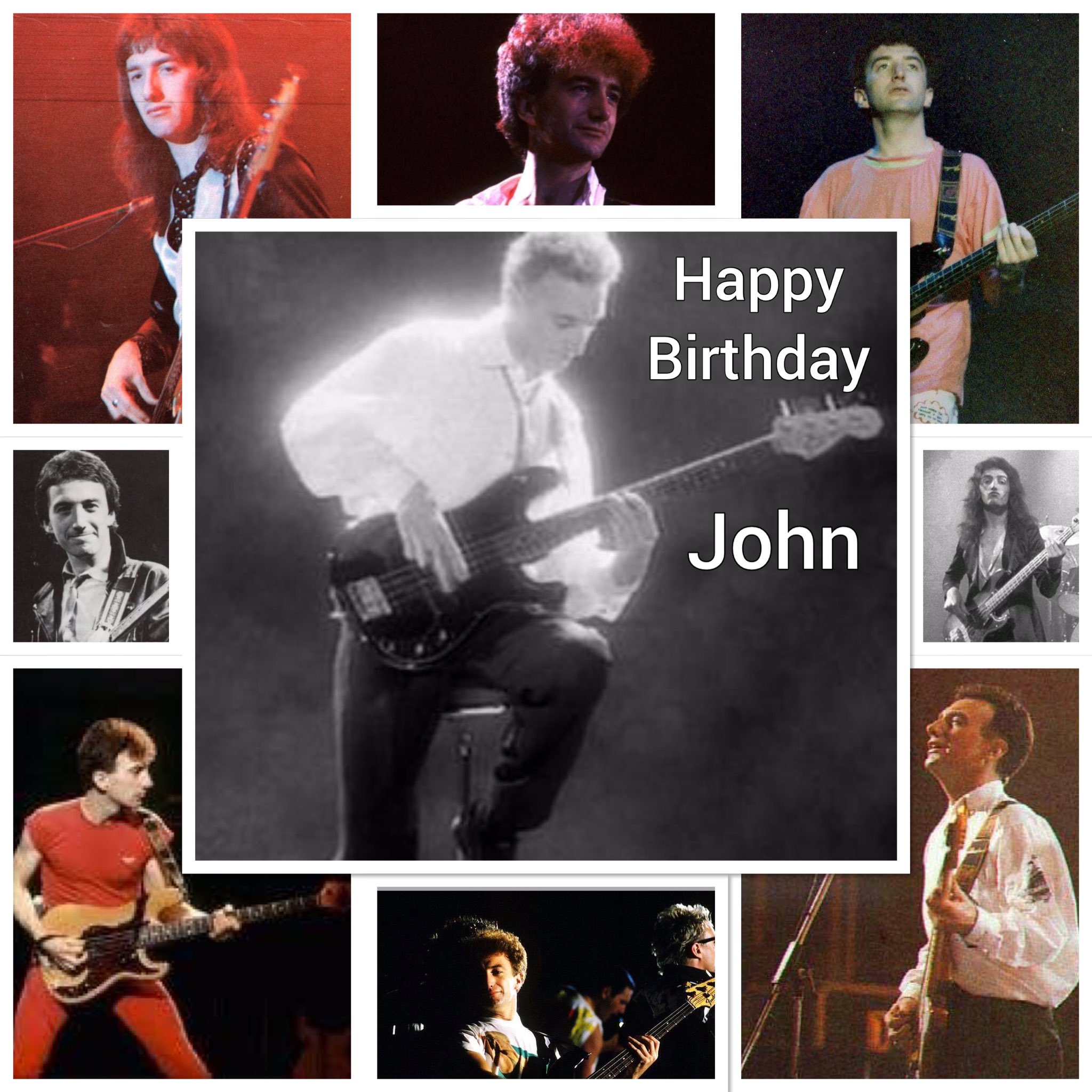 Happy Birthday to the brilliant John Deacon today 