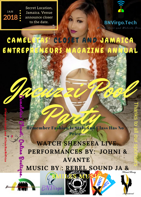 CameletasCloset's tweet photo. #FashionIsStyle #CameletasCloset, #JEMag's #ClassHasNoPrice @JudgmentCliffJA #JacuzziPoolParty 27.01.18 #Jamaica
#TheLavishLifestyle✈️📷🔥💰💸🔌 https://t.co/Jr8nNQNbGL