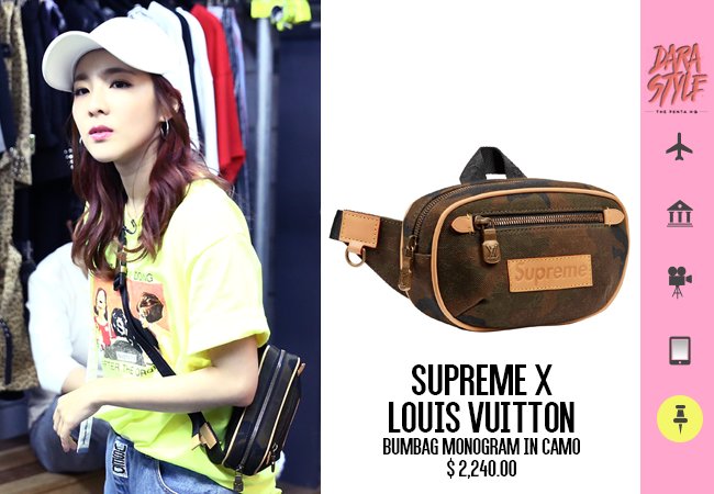 Louis Vuitton x Supreme Bumbag Monogram Camo PM Camo